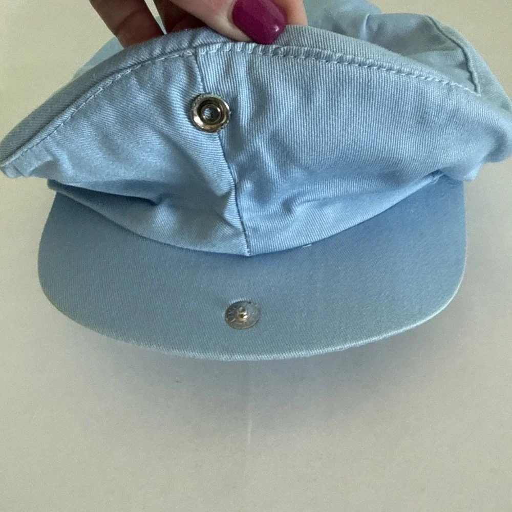 Walt Disney Golf Cap Hat Newsboy Embroidered Mickey Made in the USA VTG L/XL Two